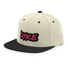 Load image into Gallery viewer, Dyke Snapback Hat - White