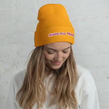 Load image into Gallery viewer, Queer All Year Cuffed Beanie