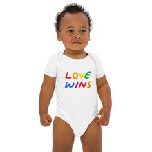 Load image into Gallery viewer, Love Wins - Organic Babygrow