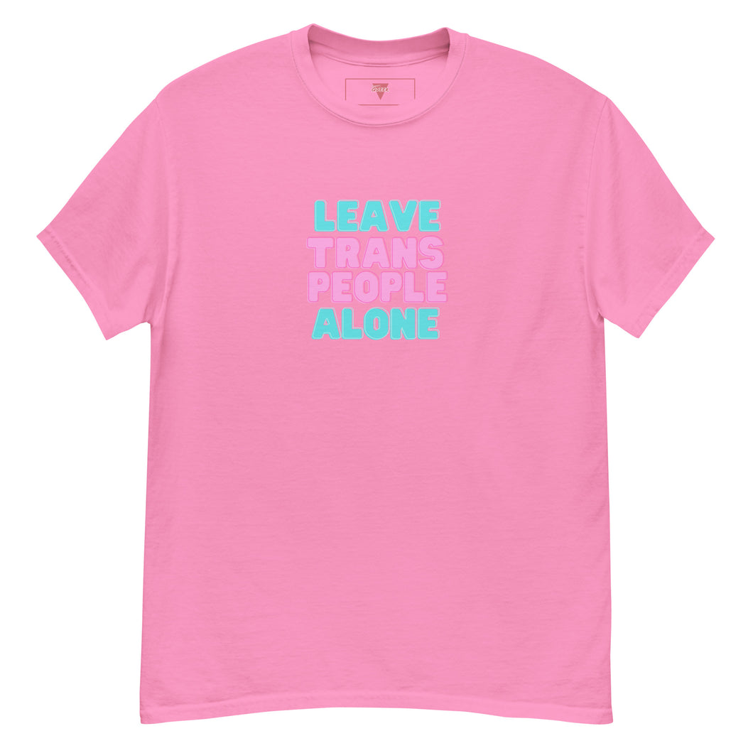 Leave Trans People Alone | Genderless T-Shirt