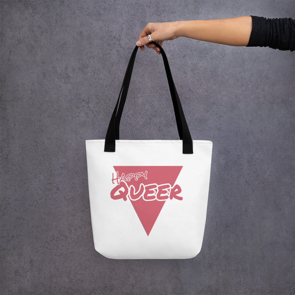 Happy Queer Logo Tote Bag