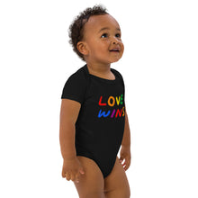 Load image into Gallery viewer, Love Wins - Organic Babygrow
