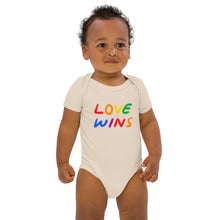 Load image into Gallery viewer, Love Wins - Organic Babygrow
