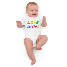 Load image into Gallery viewer, Love Wins - Organic Babygrow
