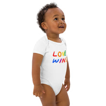 Load image into Gallery viewer, Love Wins - Organic Babygrow
